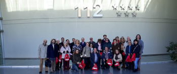 Un grupo de asociados visita el Organismo Autónomo Madrid 112